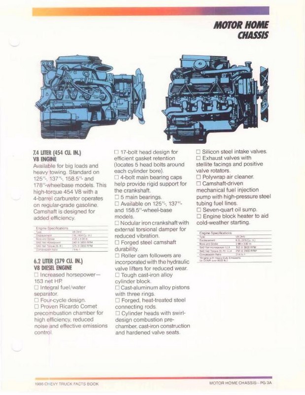1986 Chevrolet Truck Facts Brochure Page 26